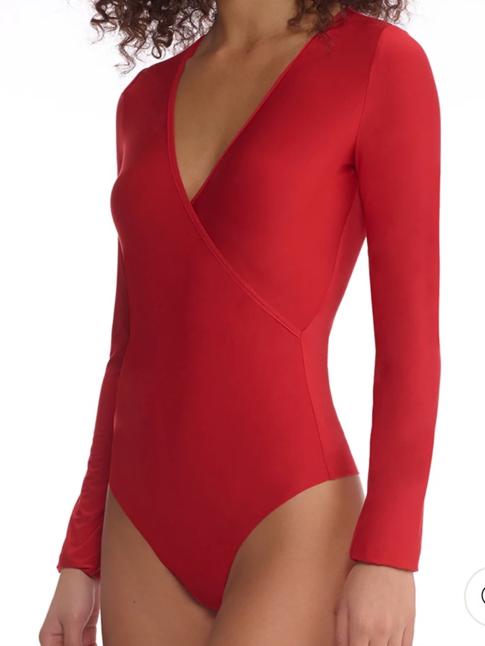 Commando Body-Wrap Bodysuit in Scarlet❣️